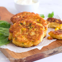 Easy Creamed Corn Fritters - Recipe Pocket image