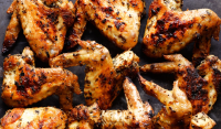 Herbed Grilled Chicken Wings Recipe - Bon Appétit image