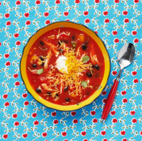 Best Slow Cooker Chicken Tortilla Soup Recipe - How to ... image