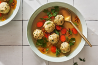 Vegetarian Matzo Ball Soup Recipe - How To Make Vegetari… image