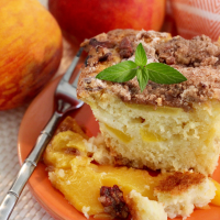 PEACH COFFEE CAKE WITH CANNED PEACHES RECIPES