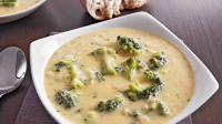 Slow-Cooker Three Cheese Broccoli Soup - BettyCrocker.… image
