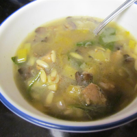 Mushroom and Leek Soup Recipe | Allrecipes image