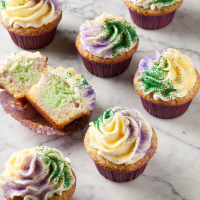 Mardi Gras Cupcakes Recipe: How to Make It image