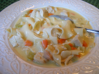 Favorite Creamy Chicken Noodle Soup Recipe - Food.com image