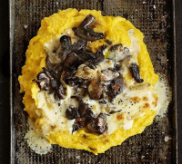 Creamy polenta & mushroom ragout recipe - BBC Good Food image