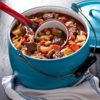 Hearty Beef and Vegetable Soup Recipe: How to Make It image
