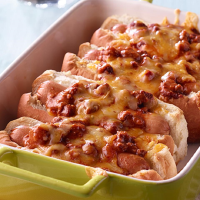 Baked Chili Hot Dogs Recipe | Allrecipes image
