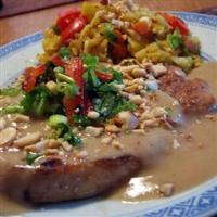 Thai Pork with Peanut Sauce Recipe | Allrecipes image