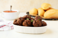 Baked Italian Meatballs Recipe - Food.com image