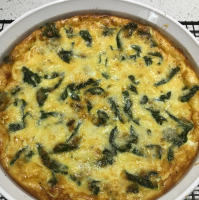 Crustless Spinach, Mushroom, and Tomato Quiche (Keto ... image