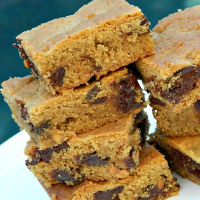 Peanut Butter Chocolate Chunk Bars Recipe | Allrecipes image