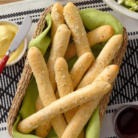 Soft Garlic Breadsticks Recipe: How to Make It image