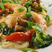 Shrimp with Broccoli in Garlic Sauce Recipe | Allrecipes image