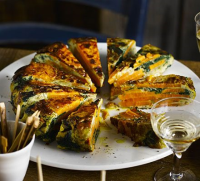 Spinach & pepper frittata recipe - BBC Good Food image