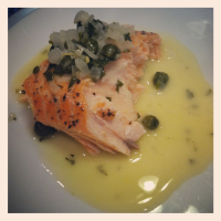 SALMON WITH LEMON BUTTER CAPER SAUCE RECIPES