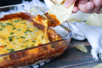 5 Layer Cream Cheese Chili Dip | Just A Pinch Recipes image