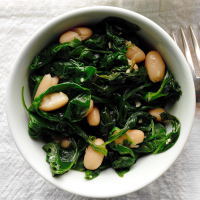 WHITE BEANS WITH SPINACH RECIPES