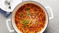 One-Pot Creamy Spaghetti Recipe - Pillsbury.com image
