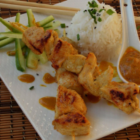 Chicken Satay With Peanut Sauce Recipe | Allrecipes image