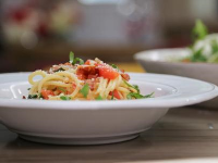 Pasta with Bacon and Tomatoes Recipe | Valerie Bertinelli ... image