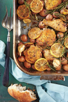 Lemon-Garlic-Rosemary Chicken and Potatoes Recipe ... image