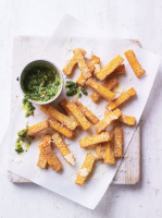 Baked polenta chips recipe | Jamie magazine polenta recipes image