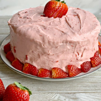 Strawberry Cake - Grandmother's Favorite, with re… image