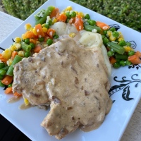 Slow Cooker French Onion Pork Chops Recipe | Allrecipes image