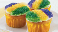 King Cake Cupcakes Recipe - BettyCrocker.com image