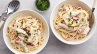 Slow-Cooker Bacon-Ranch Chicken and Pasta Recipe ... image