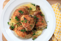 Baked Lemon-Butter Chicken Thighs Recipe | Allrecipes image