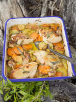 Traybaked chicken | Jamie Oliver easy chicken recipes image