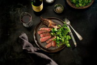 Pan-Seared Steak With Red Wine Sauce Recipe - NYT Coo… image