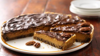 Chocolate-Peanut Butter Cookie Pie Recipe - Pillsbury.com image