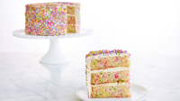 Sprinkle Cake Recipe - Martha Stewart image