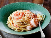 Lemon Pasta with Roasted Shrimp Recipe | Ina Garten | Fo… image
