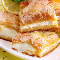 Lemon Cream Cheese Bars Recipe | Allrecipes image