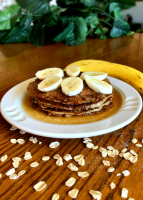 Oatmeal-Banana Pancakes Recipe | Allrecipes image