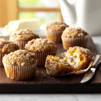 Pumpkin-Apple Muffins with Streusel Topping Recipe: How … image