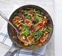 Sichuan pork, broccoli & cashew stir-fry recipe | BBC G… image
