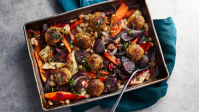 Root vegetable traybake recipe - BBC Food image