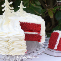 DECORATED RED VELVET CAKE RECIPES