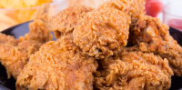 Oven-Fried Chicken with a Corn Flake Crust Recipe | Epicurious image