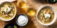 Slow-Cooker White Chicken Chili Recipe - Epicurious image