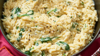 One-Pot Spinach Orzo with Parmesan Recipe - Kitchn image