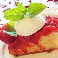 Fresh Strawberry Upside Down Cake Recipe | Allrecipes image