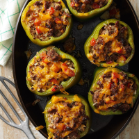 Cheesy Stuffed Peppers Recipe: How to Make It image