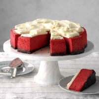 Red Velvet Cheesecake Recipe: How to Make It image