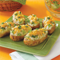 Broccoli-and- Cheese-Stuffed Baked Potatoes Recipe image